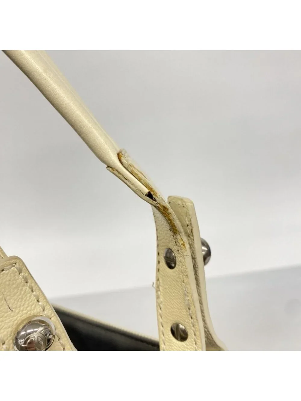 Chanel Tote Paris Biarritz Leather Silver Beige - Picture 7 of 10